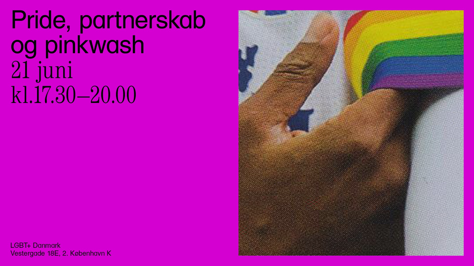 Event: Pride, partnerskaber og pinkwash