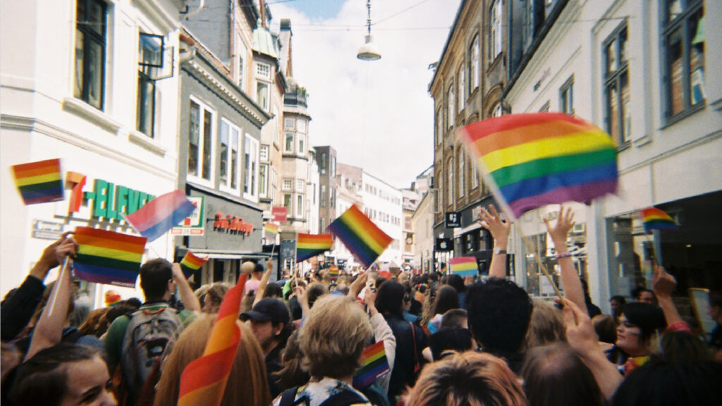 LGBT+ personer til Pride i Aarhus