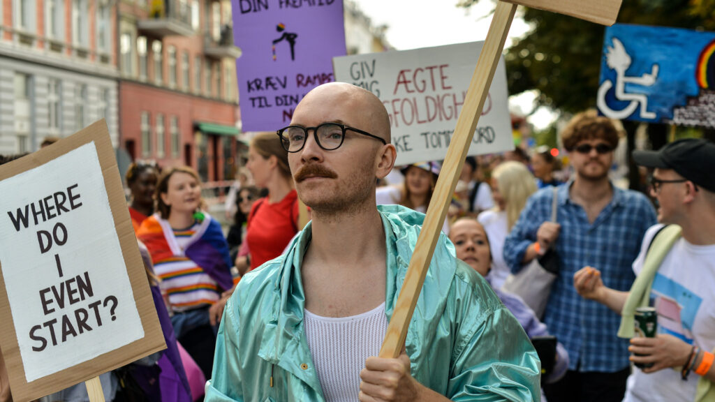 LGBT+ Danmark under Copenhagen Pride Parade 2021