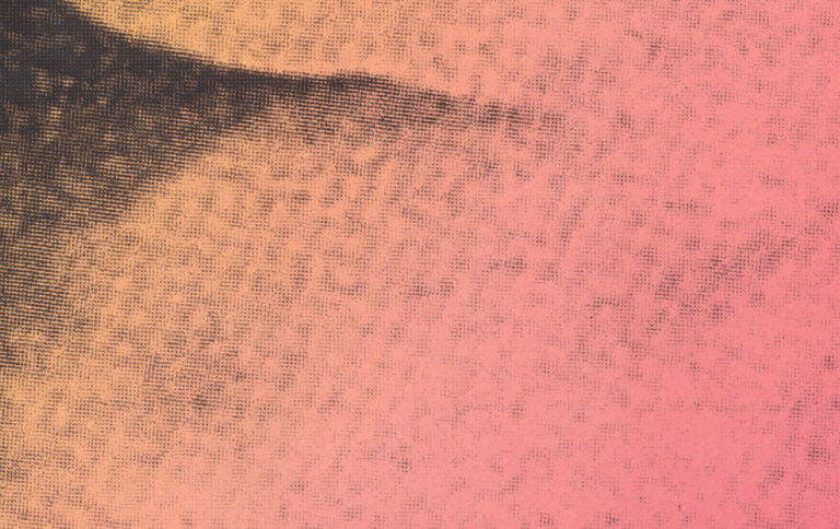 Abstrakt scan i varme farver