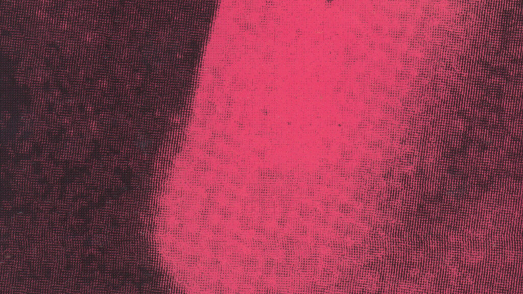 Abstrakt scan, magenta og sort