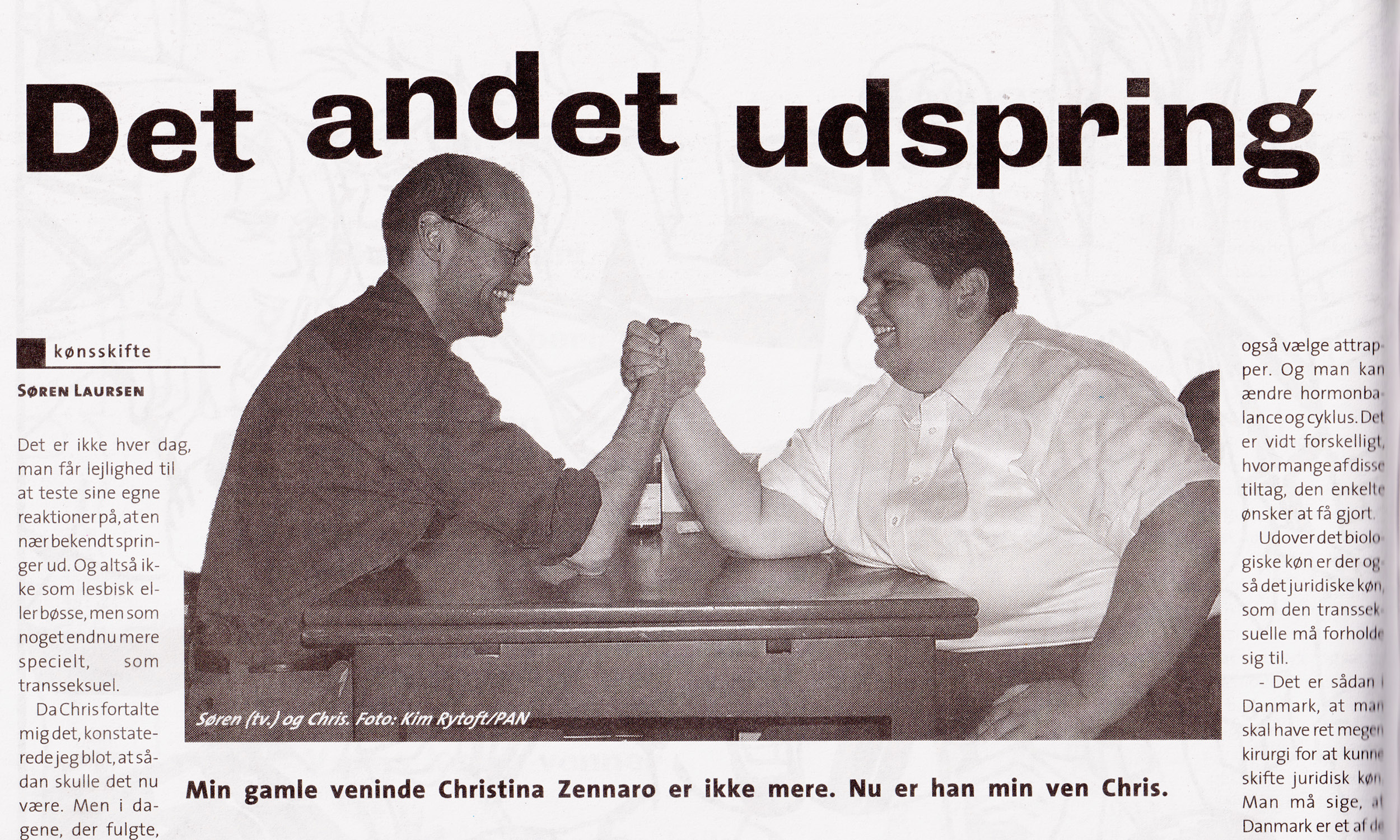 Det andet udspring med David Zennaro og Søren Lauersen, september 1999