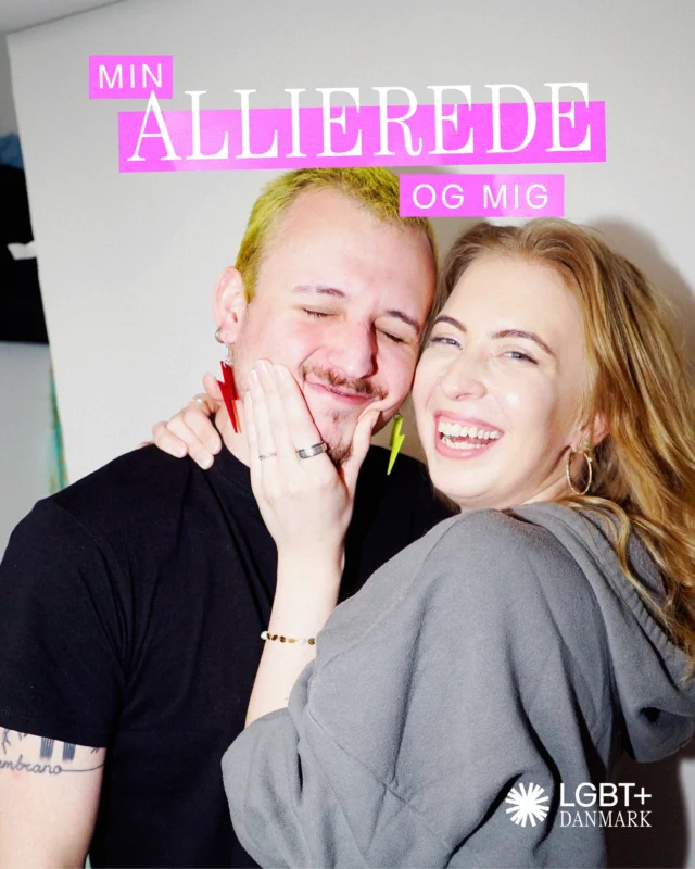 ”Jeg føler mig ikke ‘bare’ som en veninde. Jeg føler jeg har en plads, som er jeg utrolig stolt af”.
Signe og Christian er bedste venner. Og så er Signe Bundgaard en stolt allieret.

At blive allieret er viljen til at vokse i empati, indsigt og mod. Signe fortæller, at det at være allieret er noget, hun er vokset ind i med tiden – først tænkte hun ikke rigtig over, at hun var det. Jo tættere hun er blevet med de LGBT+ fællesskaber, som hende og Christian er en del af jo mere står hun op for det, som er vigtigt for hende. At være allieret handler nemlig ikke om at vide alting på forhånd, eller aldrig begå fejl.
 
I LGBT+ Danmark synes vi en allieret er noget af det sejeste man kan være. At ønske sig at blive klogere på andres livsoplevelser og at stå på mål for dem, når de bliver udfordret - det kræver nemlig både mod og integritet. Vi ser alle jer Signe’r derude og vi vil gerne sige tak for jer <3
 
Er du også en Signe? Og har du lyst til at tage med på rejsen imod en mere retfærdig og LGBT+ venlig verden, så meld dig ind i LGBT+ Danmark i dag via link i bio.
Og er du selv LGBT+ person og har en helt særlig ven, forælder, søskende, kollega, barn eller en anden person i dit liv, som trænger til et kærligt skub for at se sig selv som allieret? Så tag dem her.❤️‍🔥

📸 @stellamalfilatre