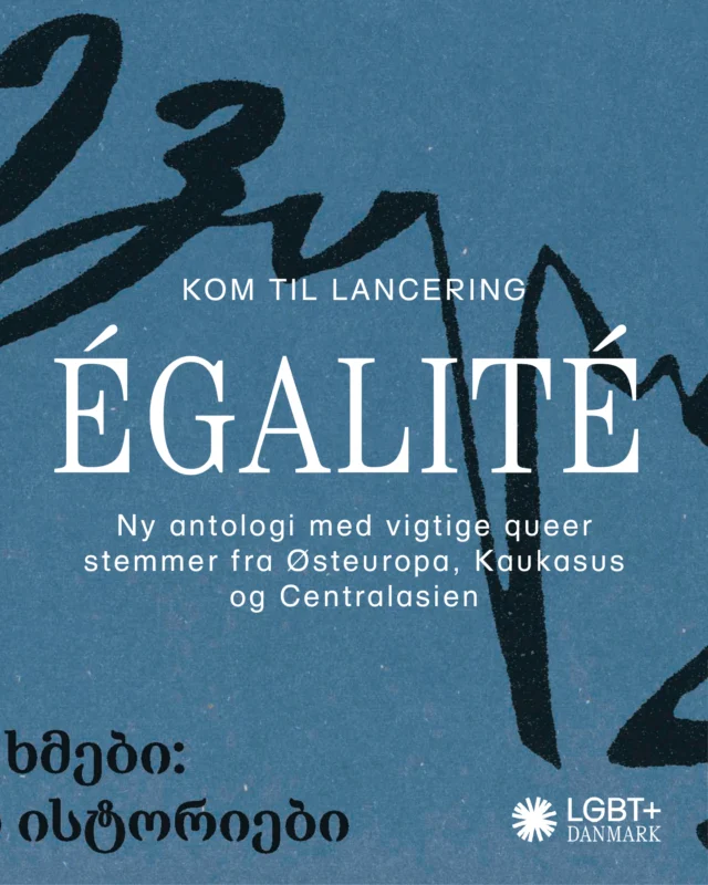 Kom til lancering af "Égalité" og få et gratis eksemplar med hjem!
 
Égalité samler tekster om liv, forfølgelse, (u)synlighed og migration af 15 LGBT+ personer fra Georgien, Armenien, Azebaijan, Belarus, Kyrgyzstan og Ukraine - og er et nuanceret vidnesbyrd om livsvilkårene for LGBT+ personer i Østeuropa, Kaukasus og Centralasien. 
 
Lanceringen sker 7. februar kl. 16-18 hos @dzidra_dzidra_dzidra (Baldersgade 8, 2200 København), og du kan på dagen møde flere af antologiens bidragsyder inklusiv Armen A. 
 
Læs mere om lanceringen via linket i bio.