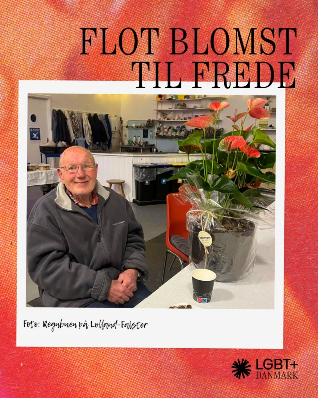 Det er aldrig for sent, at være åben omkring hvem man er.🪻
 
Frede Rasmussen fandt bl.a. hjælp og mod hos vores lokale gruppe @regnbuenlollandfalster. Se på vores hjemmeside alle vores lokale LGBT+ fællesskaber er. Via linket "Bliv frivillig" kan du også læse mere om hvordan du kan skabe et, der hvor du bor.