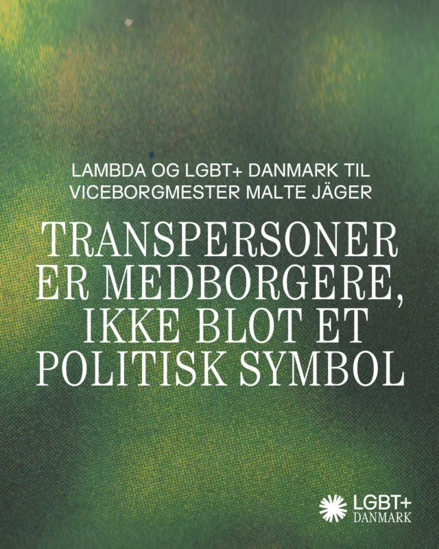 Efter det seneste rul i debatten om transpersoner vil vi sammen med @lambda_odense gerne minde om, at transpersoner er medborgere, ikke bare politiske symboler. 
 
Som medlem af vores foreninger er du med til at styrke vores arbejde for transpersoner, bøsser, lesbiske og biseksuelle - også når vores fællesskaber kommer under pres.
 
Læs mere og bliv medlem via linkene i bio.