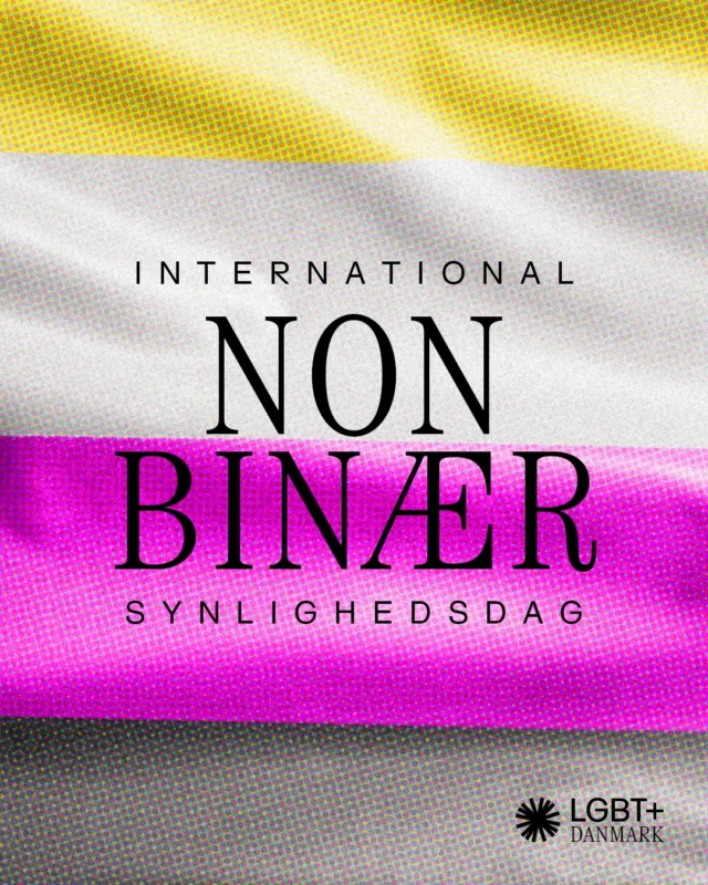 Glædelig international synlighedsdag for nonbinære! 💛🤍💜🖤

Vi oplevede i juni i vigtigt nyt skridt for nonbinæres anerkendelse i majoritetsdanmark: Den Danske Ordbog tilføjede nemlig kønsneutrale pronominer til den officielle ordbog.

Hvordan ser det næste tiltag for nonbinæres lige plads i samfundet ud for dig? Del det med os i kommentarsporet!