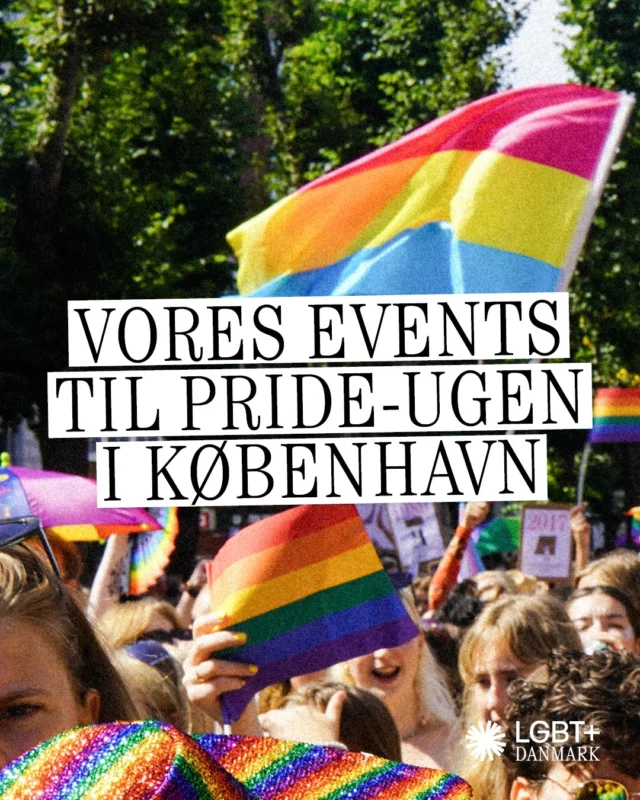 Fejr den københavnske Pride-uge sammen med os!🌈
 
Du kan læse mere om vores forskellige events den kommende uge via linket i bio!🔗
