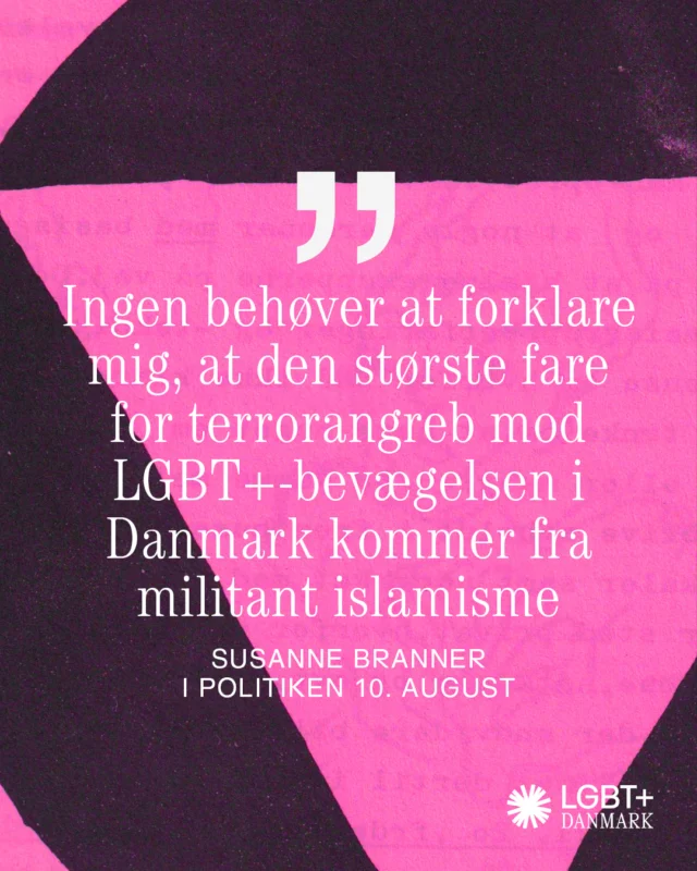 Debatten har været heftig efter det uhyggelige islamistiske angreb på priden i Berlin. Men den har mærkeligt nok ikke handlet særligt meget om LGBT+ miljøet sikkerhed. 
 
Læs Susanne Branners debatindlæg fra Politiken på lgbt.dk eller via linket i bio.
