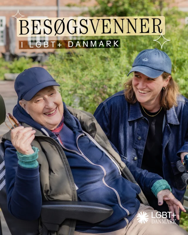 “Jeg tænker ikke meget over, at der er så stor aldersforskel på os, når vi taler.”

Historier fra et langt og rigt LGBT+-liv kan føles nemmere at fortælle og forstå, når de deles med en anden LGBT+-person. Derfor har vi skabt besøgstjenesten Besøgsvennerne, hvor bøsser, lesbiske, biseksuelle og transpersoner matches med hinanden på tværs af generationer. Besøgsvennerne mødes om alt fra kaffe og hverdagssnak til fælles oplevelser og livshistorier. Et af besøgsvenneparrene er Gitte og Melanie.

Vi søger løbende nye deltagere til tjenesten. Vær dog opmærksom på, at vi på nuværende tidspunkt kun kan tilbyde Besøgsvennerne i København og Frederiksberg.

Læs mere om Gitte og Melanie og Besøgsvennerne via linket i bio.

📸 @birk_thomassen
