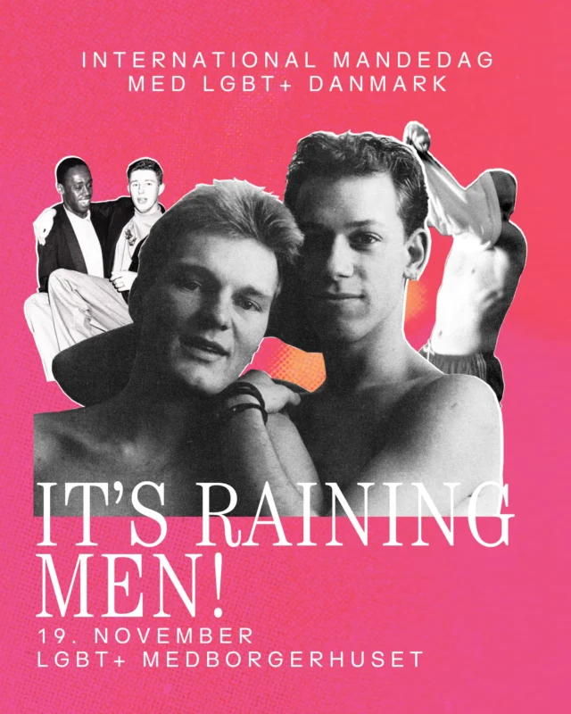 Mental load, toxic masculinity, incels. Debatten om køn og ligestilling fylder mere end nogensinde. Men hvor er LGBT+ mændenes stemmer?
 
Den 19. november samler vi otte af tidens offentlige stemmer blandt bøsser, biseksuelle mænd og transmænd til samtaler om maskulinitet, seksualitet, synlighed og sammenhold. Kom og oplev nye perspektiver, stærke stemmer og "mandehørm" anno 2026. Alle er velkomne - om du er mand eller ej!
 
Køb din billet i dag - læs mere via link i bio.